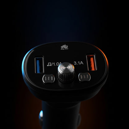 Transmisor Bluetooth FM Auto Manos Libres Cargador 2 Usb - TC6762