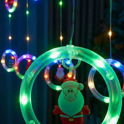 Serie navideña de aros con 5 figuras navideñas DML8219