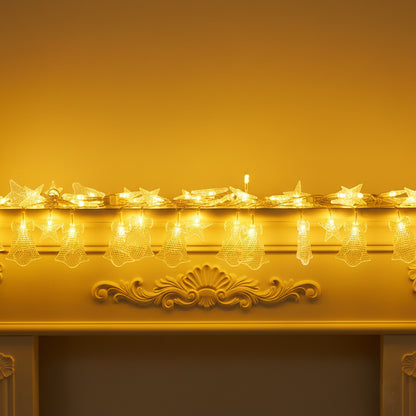 Luces colgantes de campana y estrella DML8232