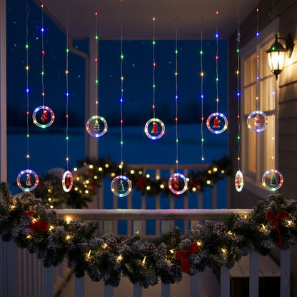 Serie navideña de aros con 5 figuras navideñas DML8219