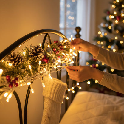 Serie para decoración navideña, luces de cadena LED DML8167