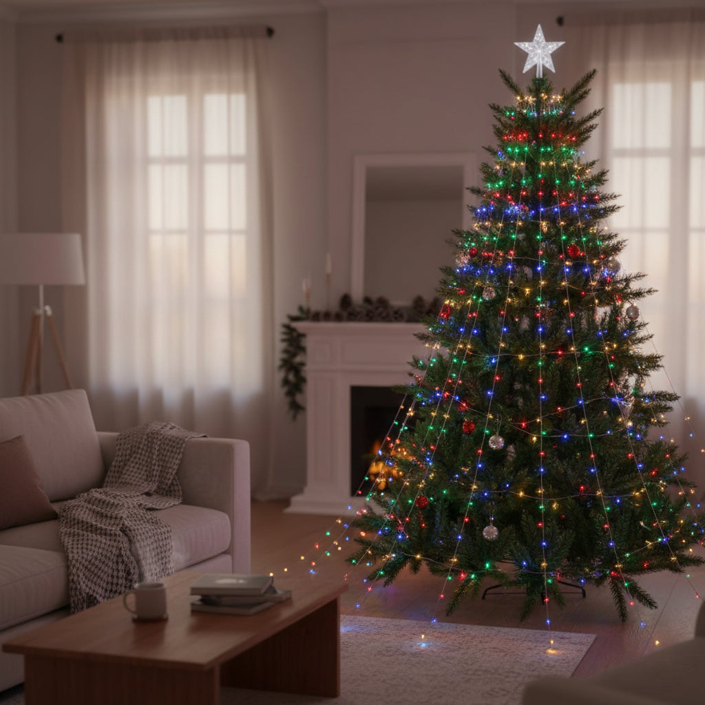 Estrella con red de luces.Modelo: DML8746