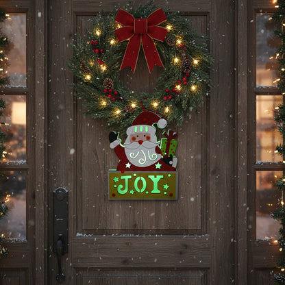 Adorno Navideño en Forma de Santa Claus con Luz, Modelo -HLHDS8793