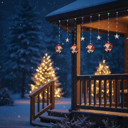 Serie de luces de santa claus y estrellas de luz LED DML8241