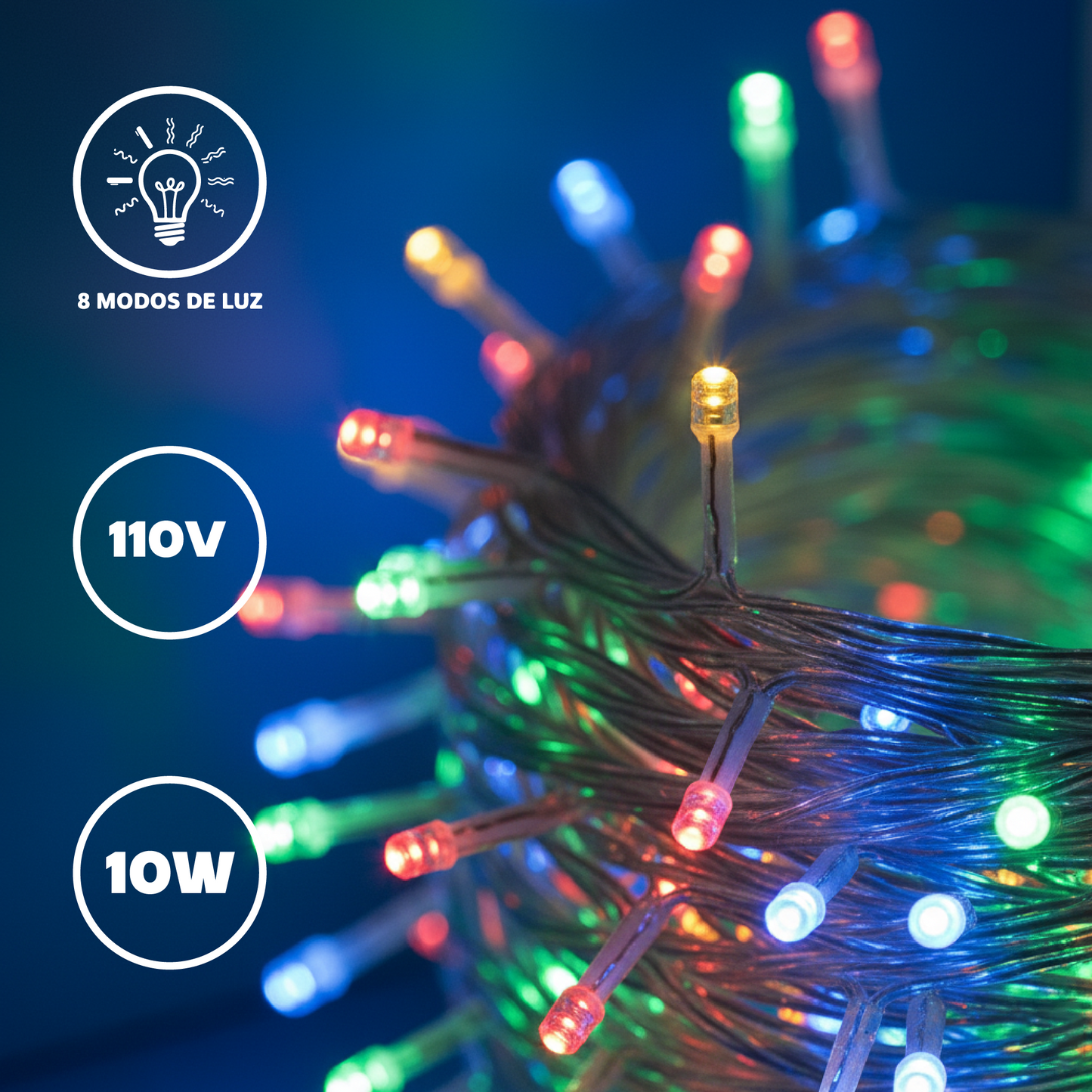 Serie de luces para decoración navideña DML8163