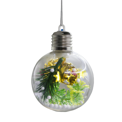 Bola de luz de 8 cm + luces intermitentes de colores HL-SDH8806