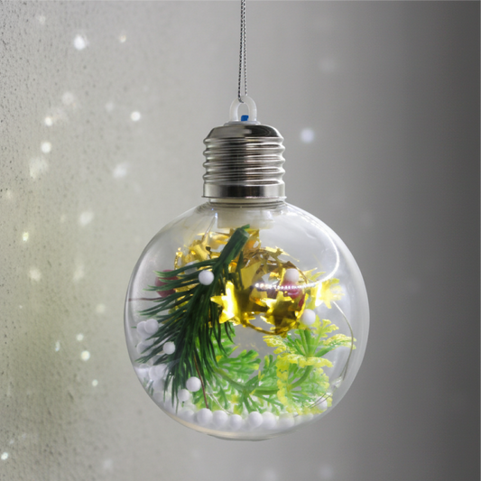 Bola de luz de 8 cm + luces intermitentes de colores HL-SDH8806