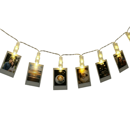 Serie de luces LED decorativa de pinzas COL112G12
