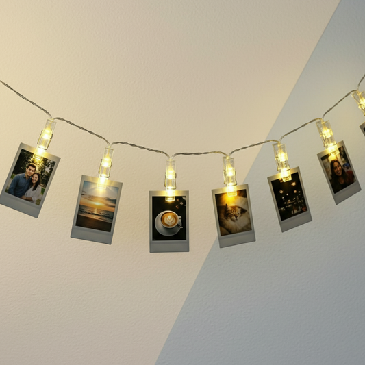 Serie de luces LED decorativa de pinzas COL112G12