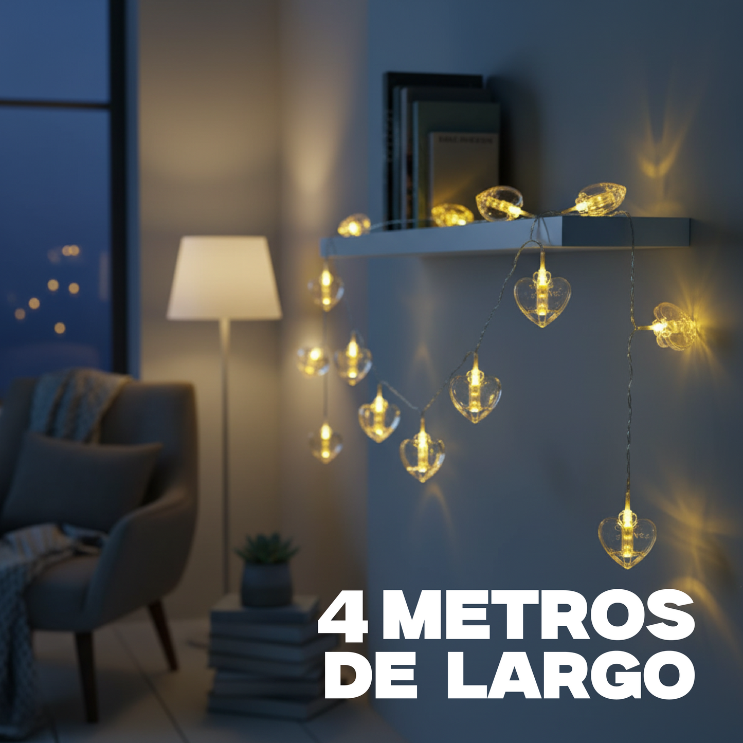 Serie de pinzas en forma de corazón COL110G10