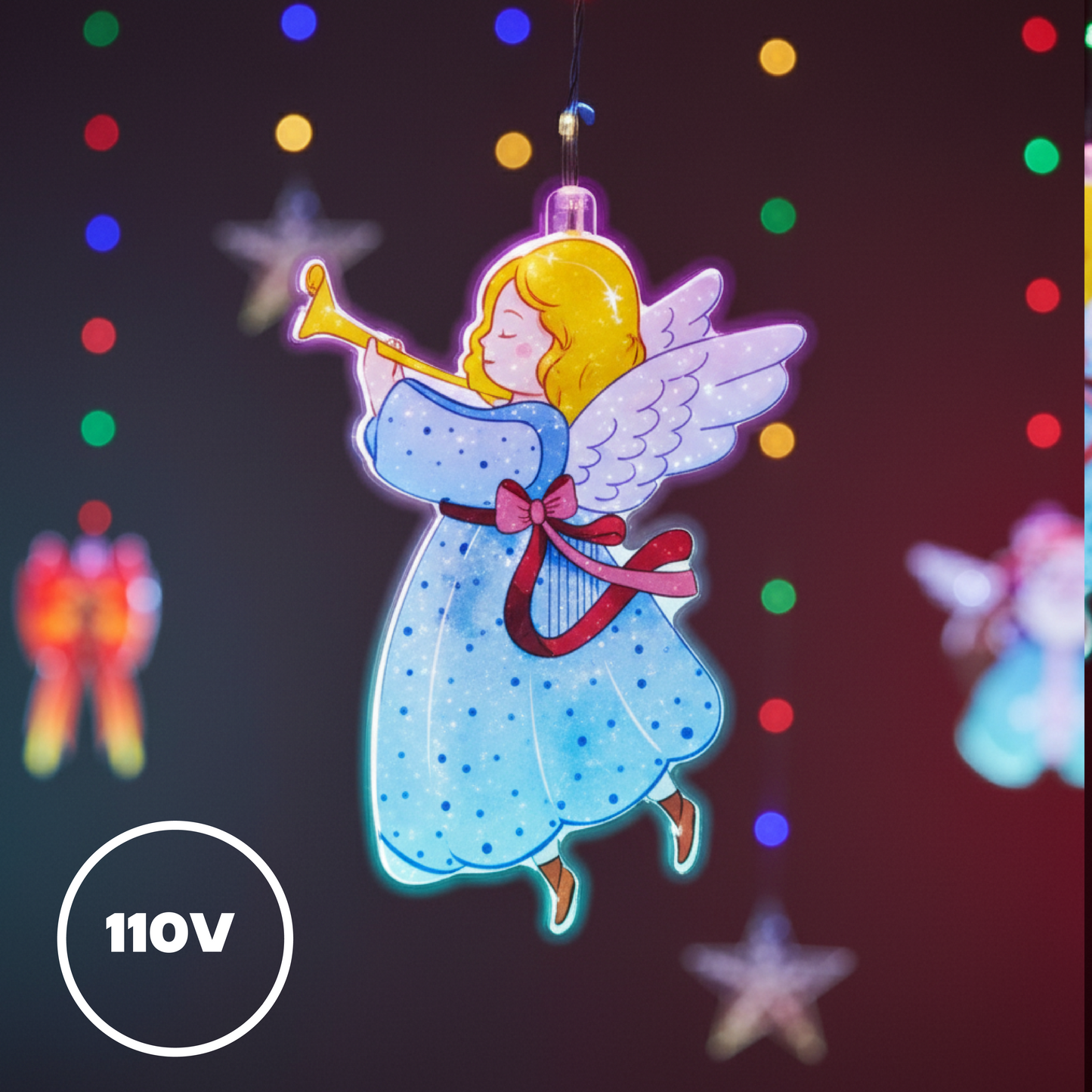 Luces colgantes pequeños de 5 estrellas DML8243