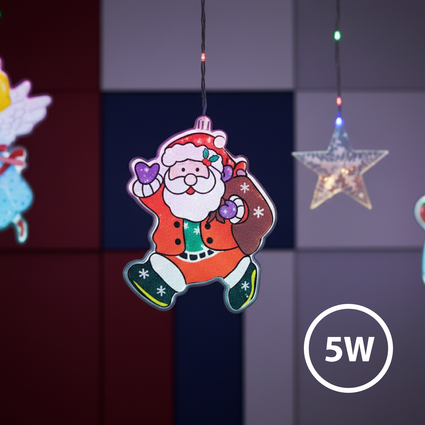 Luces colgantes pequeños de 5 estrellas DML8243