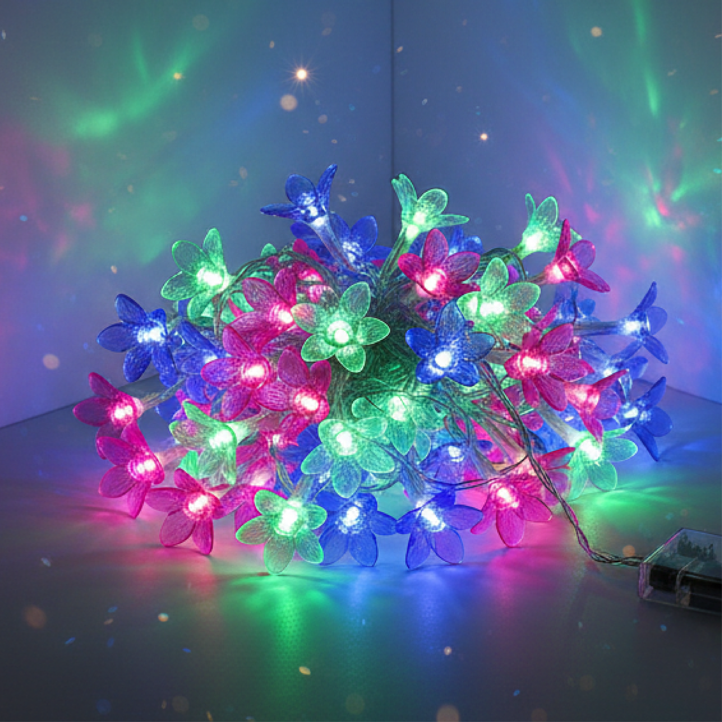 Cadena de luces de flor de cerezo DML8268