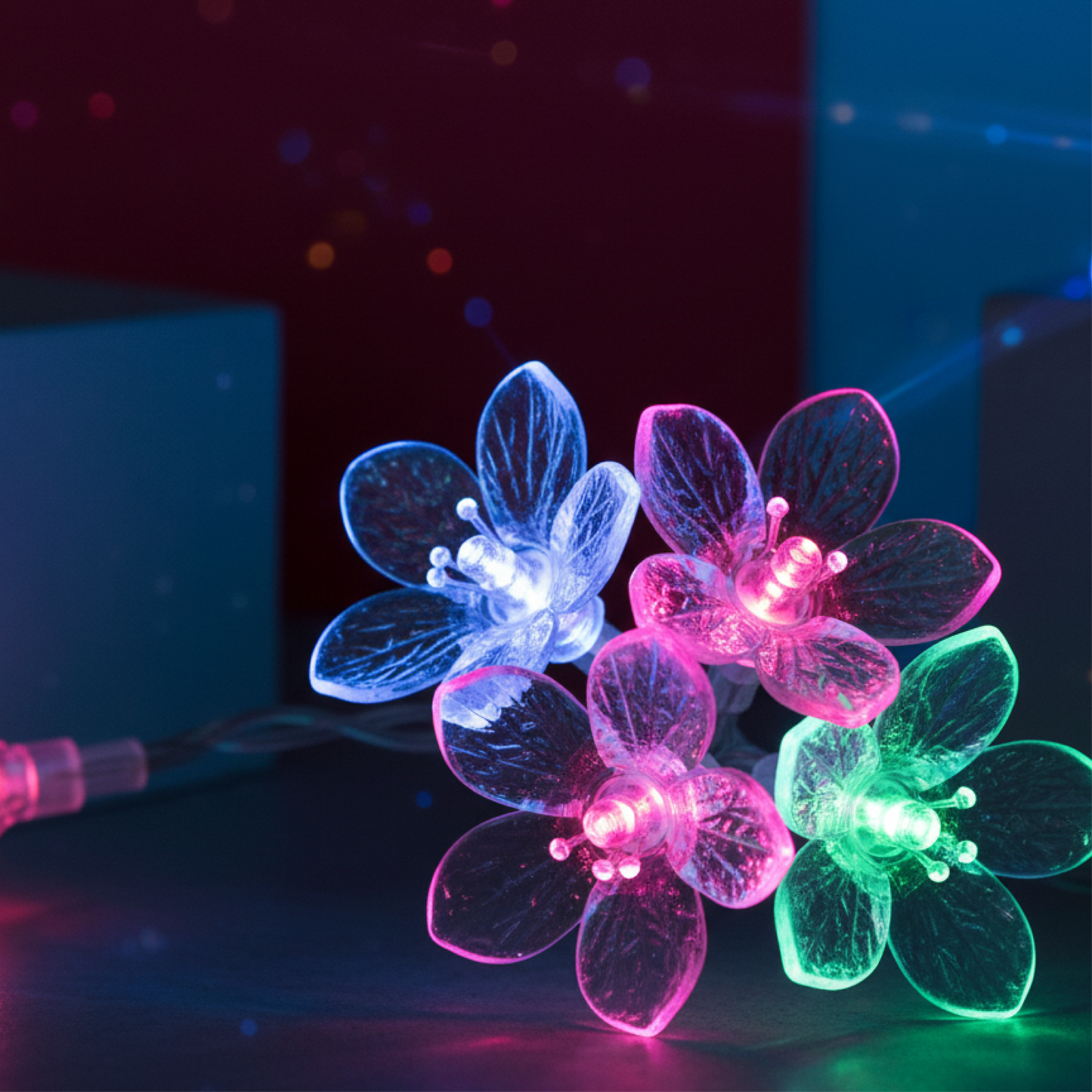 Cadena de luces de flor de cerezo DML8268