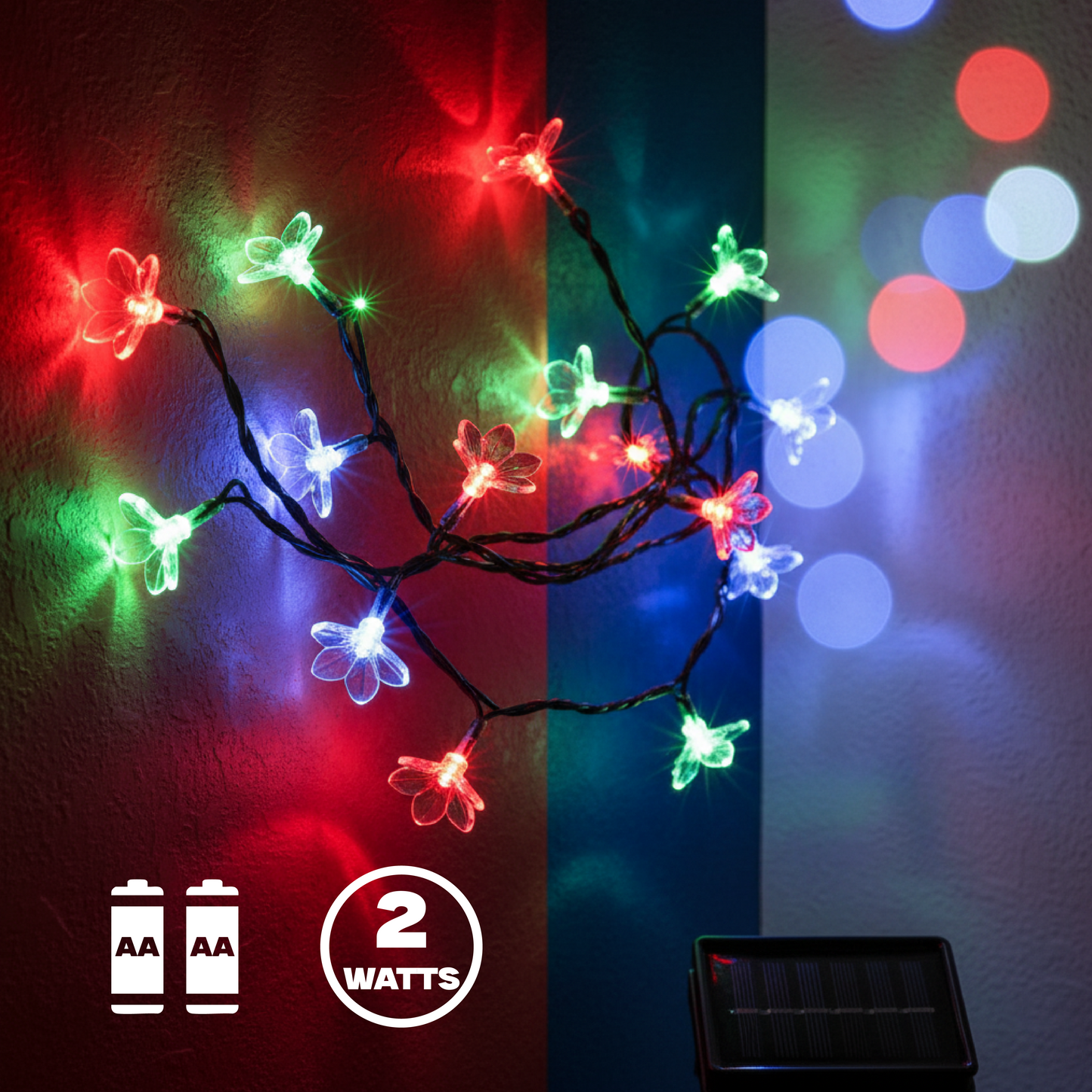 Cadena de luces de flor de cerezo DML8268