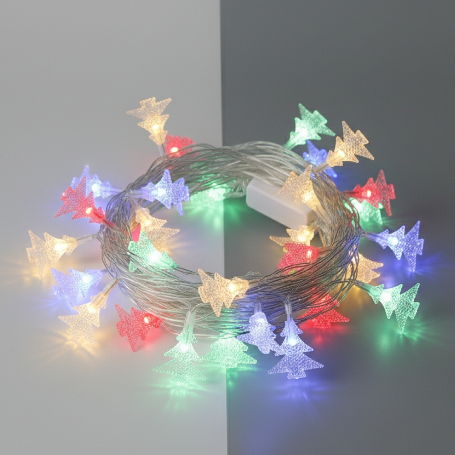 Serie de luces de con forma de árbol de navidad DML8275