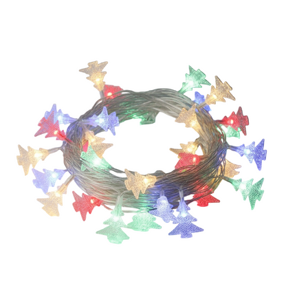 Serie de luces de con forma de árbol de navidad DML8275