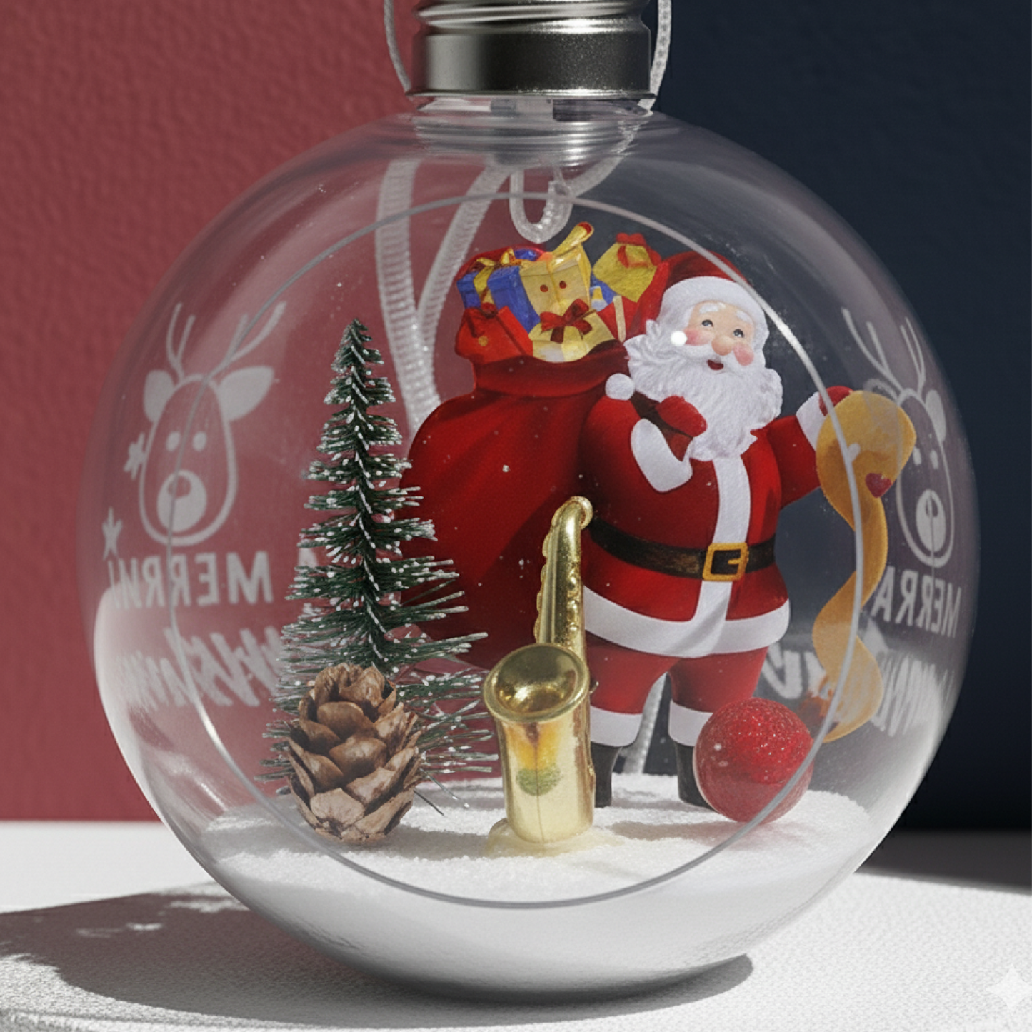 Bola de luz de 10 cm + luces intermitentes de colores HL-SDH8807