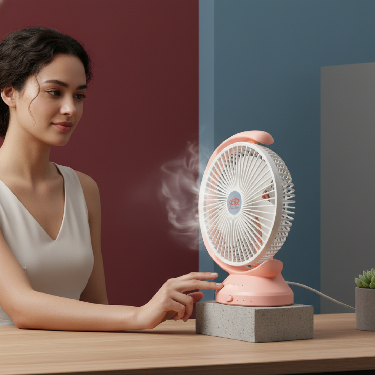 Ventilador de lámpara de escritorio HL-VEN25N