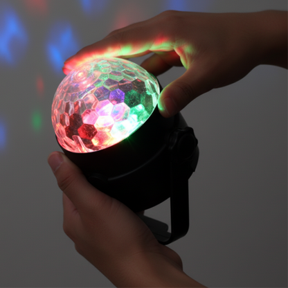 Luz de techo rotativa de colores. Modelo INT072