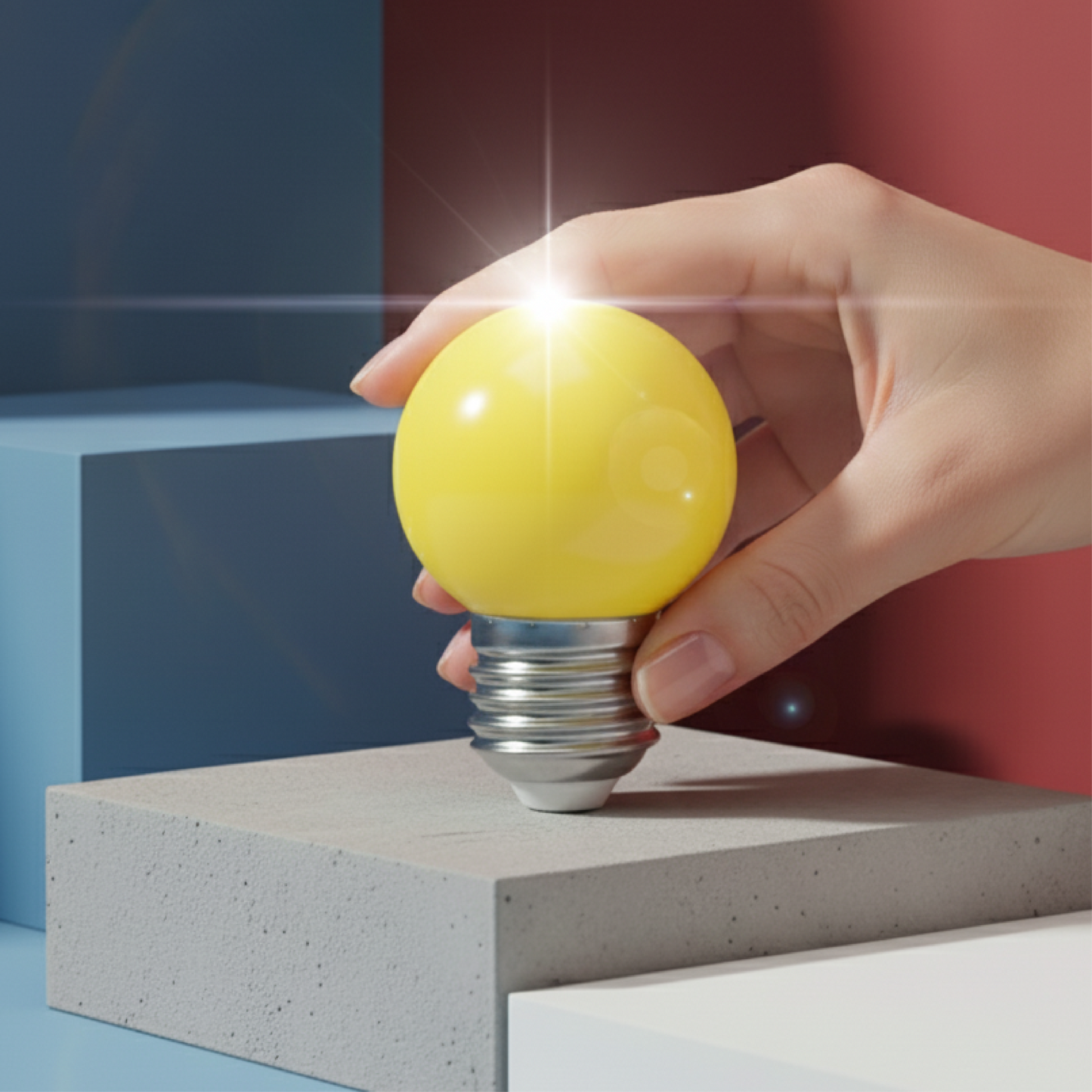 Bombilla LED amarilla MODA-FOC71AM