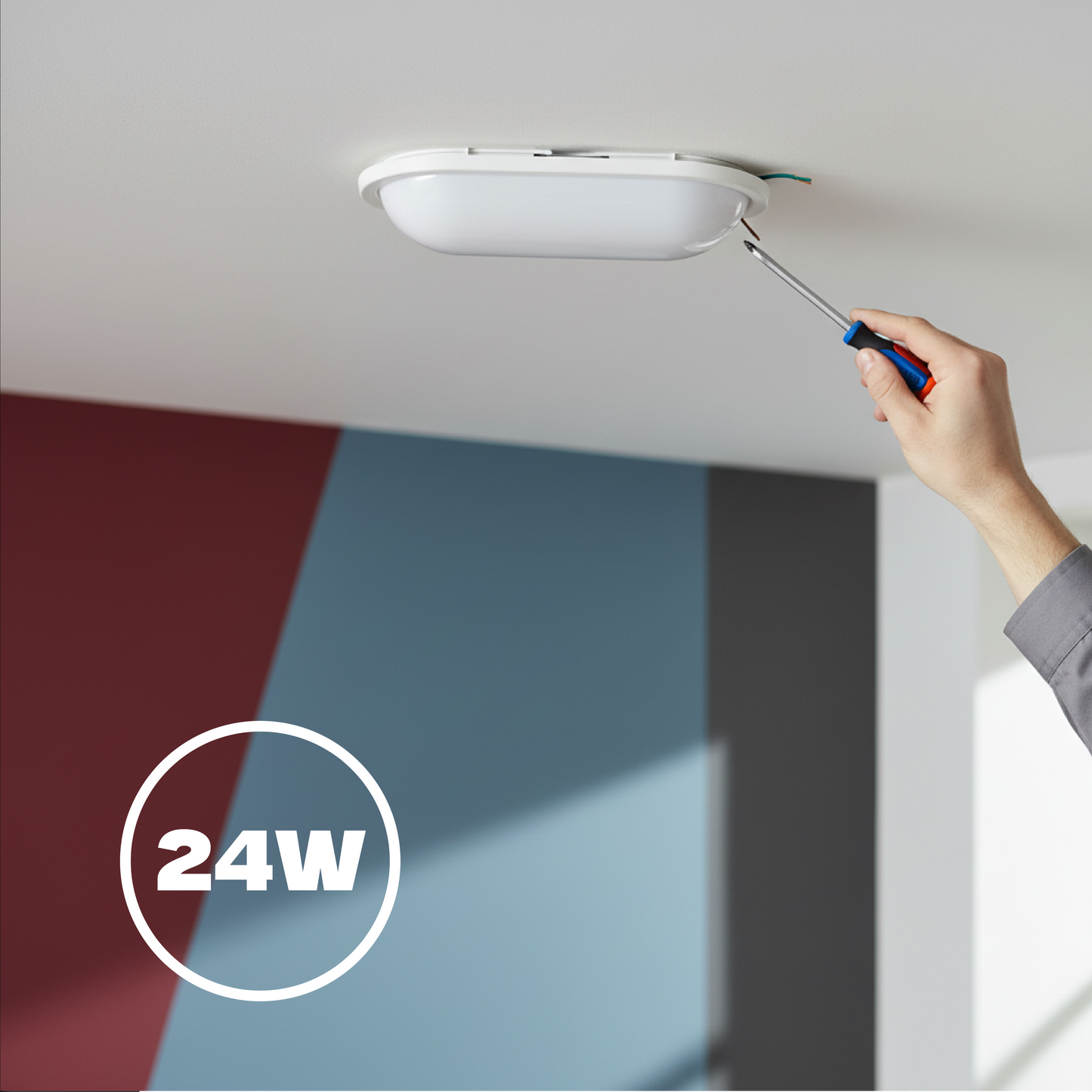 Lampara Led. Modelo:HL-LAM24W-P