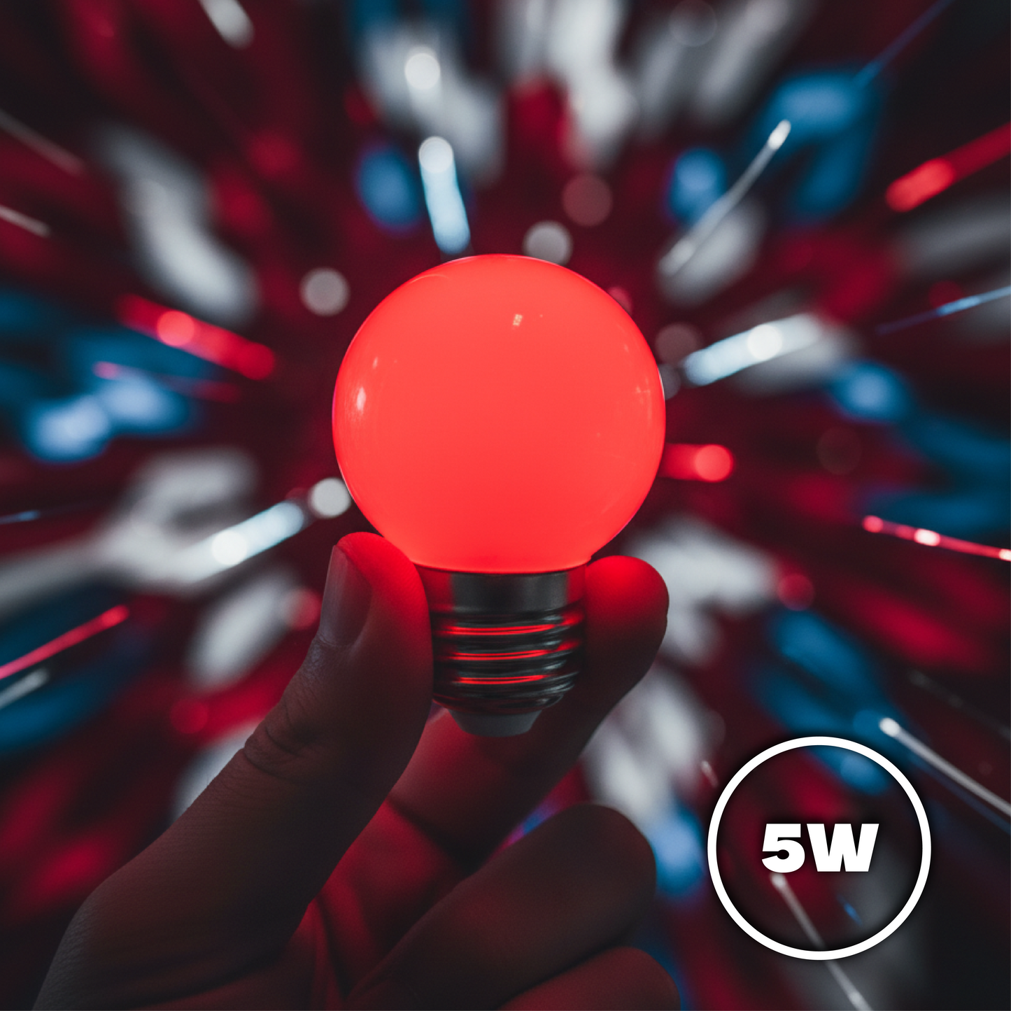 Bombilla de color rojo MODA-FOC71R