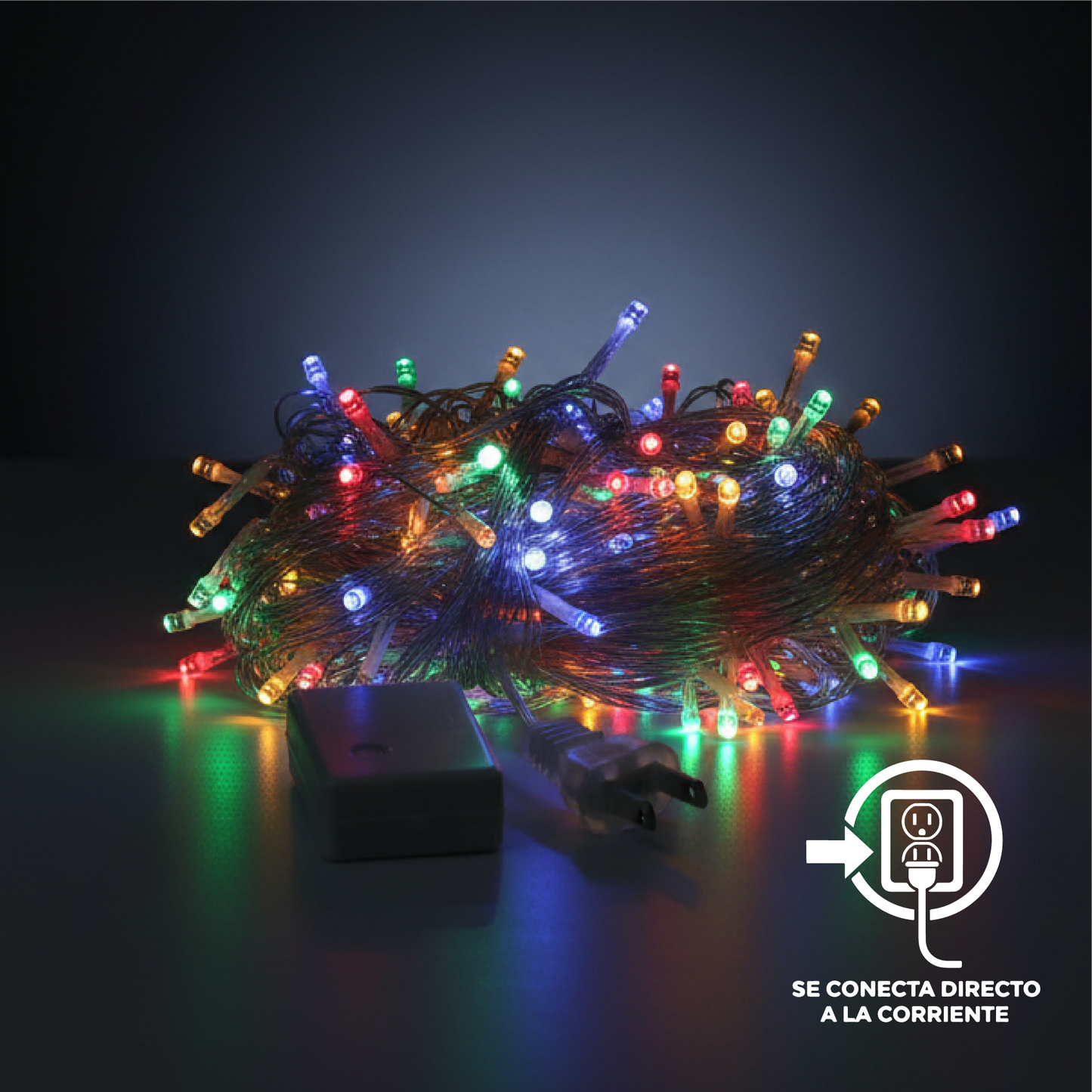 Cascada navideña de luces LED DML8172